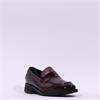 Marco Moreo Maura Wingtip Slip On Loafer - Burgundy Combi
